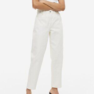 H&M High Waist Twill Pants